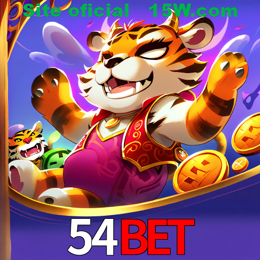 Imagem promocional da 54Bet mostrando a plataforma e suas vantagens